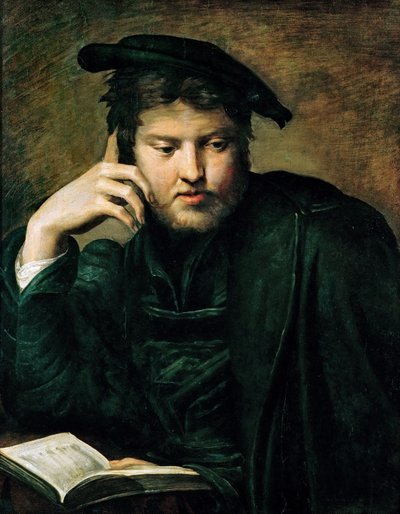 Man with a Book by Parmigianino